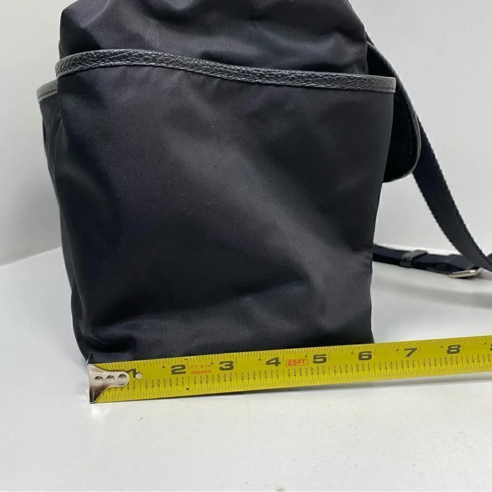 Burberry Flap Nylon Diaper Bag Black